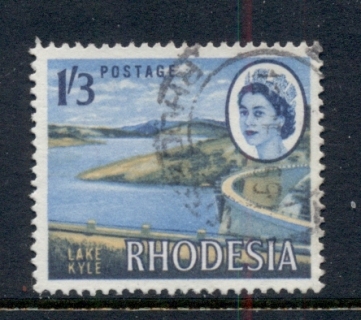 Rhodesia-1966-QEII-Pictorials-1-3d-Lake-Kyle-FU