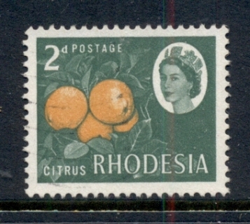 Rhodesia-1966-QEII-Pictorials-2d-Citrus-FU