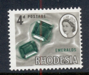 Rhodesia-1966-QEII-Pictorials-4d-Emeralds-MUH