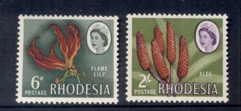 Rhodesia-1966-QEII-Pictorials-Flowers-6d