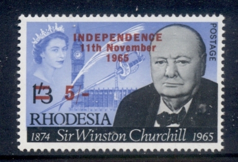 Rhodesia-1966-Winston-Churchill-Opt-Independence-MUH