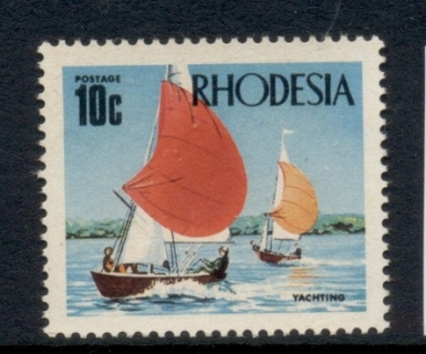 Rhodesia-1970-73-Pictorial-10c-Yachting-MUH