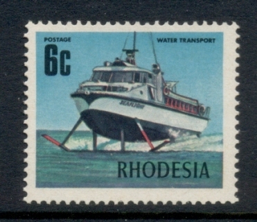 Rhodesia-1970-73-Pictorial-6c-Hovercraft-MUH