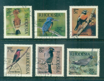 Rhodesia-1971-Birds-FU