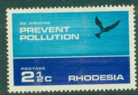 Rhodesia-1972-Prevent-Pollution-2½c-MUH