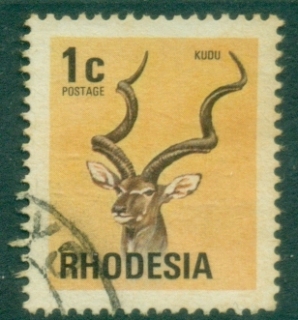 Rhodesia-1974-76-Pictorial-1c-Kudu-FU_3