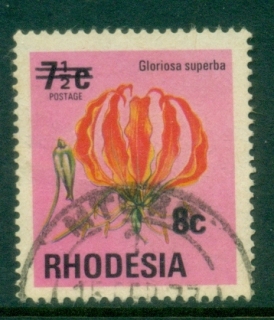 Rhodesia-1976-Pictorial-Surcharged-8c-on-7½-FU_1