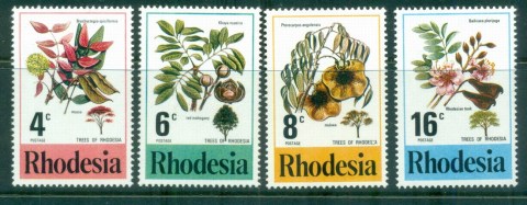 Rhodesia-1976-Trees-of-Rhodesia-MUH