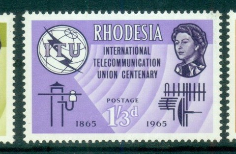 Rhodesia-1965-ITU-Centenary-MUH