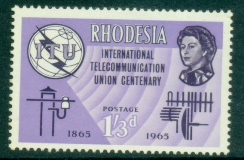 Rhodesia-1965-ITU-Centenary-1sh3d-MUH