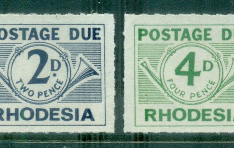 Rhodesia-1965-Postage-Dues-MLH