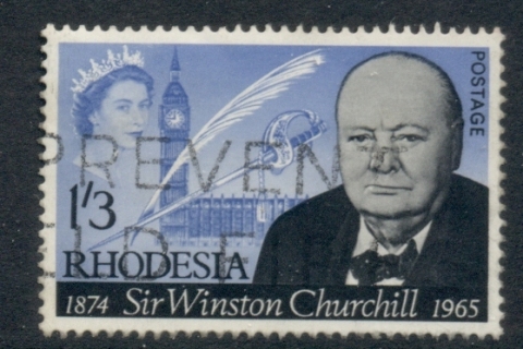Rhodesia-1965-Winston-Churchill-FU-2