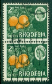 Rhodesia-1966-QEII-Pictorial-2d-Oranges-pair-FU_2