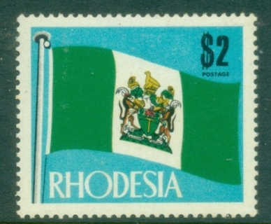Rhodesia-1970-73-Pictorial-2-Rhodesian-Flag-MLH