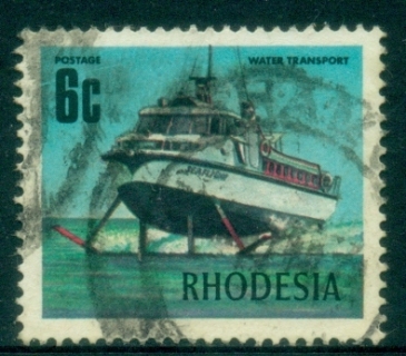 Rhodesia-1970-73-Pictorial-6c-Hydrofoil-FU