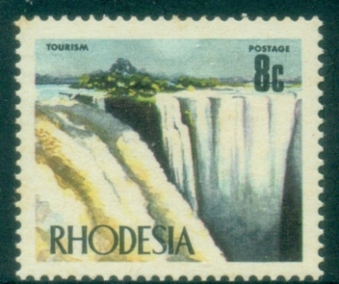 Rhodesia-1970-73-Pictorial-8c-Devils-Cataract-MLH