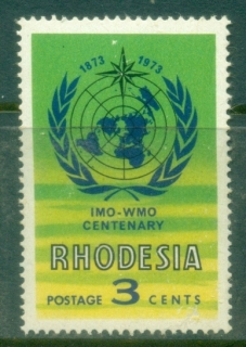 Rhodesia-1973-WHO-Meteorological-Centenary-3c-MUH