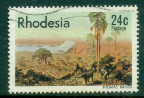 Rhodesia-1977-Landscape-Paintings-24c-FU