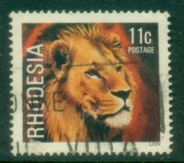 Rhodesia-1978-Pictorial-11c-Lion-FU