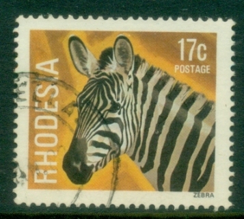 Rhodesia-1978-Pictorial-17c-Zebra-Fu