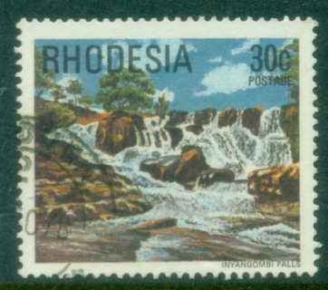 Rhodesia-1978-Pictorial-30c-Inyangombe-Falls-FU