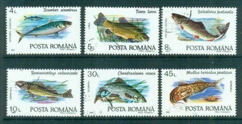 Romania-1992-Fish-CTO