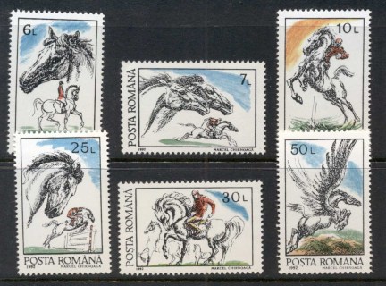 Romania-1992-Horses-MUH