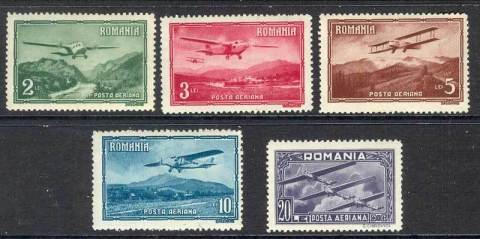 Romania-1931-Airmail-MUH-Lot14293