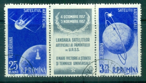 Romania-1957-Space