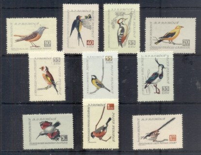 Romania-1959-Birds