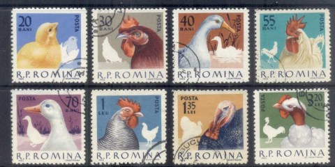 Romania-1963-Birds