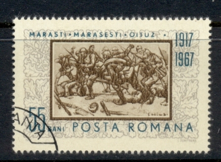 Romania-1967-Battle-of-Marasesti-Oituz-CTO