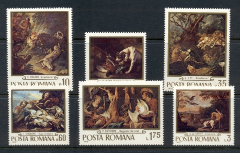 Romania-1970-Paintings-MUH