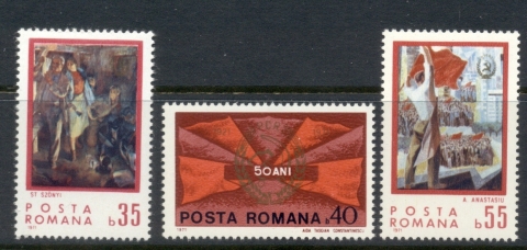 Romania-1971-Russian-Communist-party-MUH