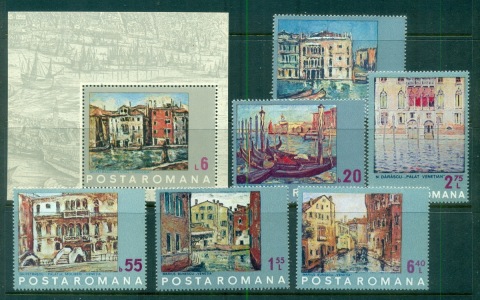 Romania-1972-Paintings-of-Venice-MS-MUH