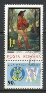 Romania-1973-Stamp-day-CTO