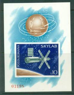 Romania-1974-Skylab-IMPERF-MS-MUH-lot57447