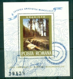 Romania-1975-Roman-Monuments-MS-MUH