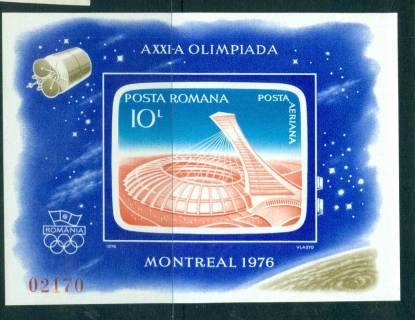 Romania-1976-Montreal-Olympics-IMPERF-MS-MUH-lot57465