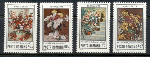 Romania-1979-Plower-paintings-MUH