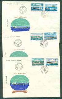 Romania-1979-Ships-3x-FDC-lot51656