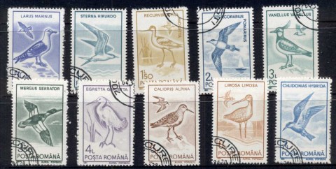 Romania-1991-Water-Birds-CTO