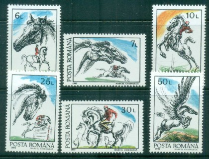 Romania-1992-Horses-MUH