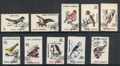 Romania-1993-Birds-CTO