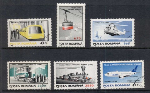 Romania-1995-Methods-of-Transportation-CTO