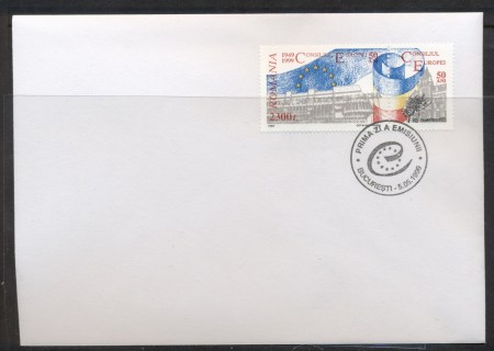 Romania-1999-Council-of-Europe-FDC