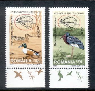 Romania-1999-Europa-Birds-MUH