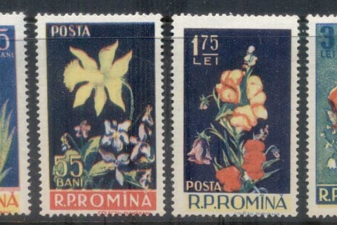 Romania-1956-Flowers-MLH