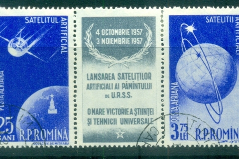 Romania-1957-Space