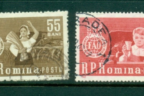 Romania-1963-FFH-Freedom-From-Hunger-FU